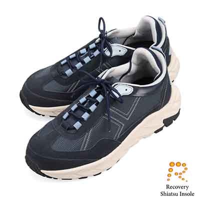 ランバンオンブルー LANVIN en Bleu 「Recovery Shiatsu Insole」搭載で指圧効果により血行をよくする。100周年記念モデルのアーバンエッジスニーカー EB3035XR