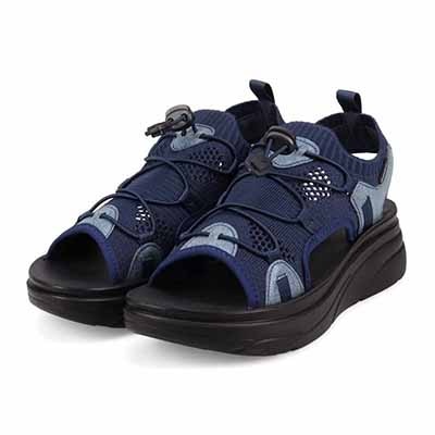 エル スポーツ ELLESPORT 　レースアップニット厚底スポーツサンダル　ESP12608