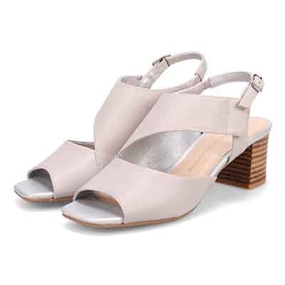 HIROKO KOSHINO 安定感と美脚を叶える 甲深デザイン 5.5cmヒールサンダル HKL8010