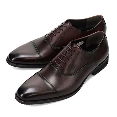 HIROKO KOSHINO HOMME  メンズ エレガント 内羽根ストレートチップ ドレスシューズ　HR5001