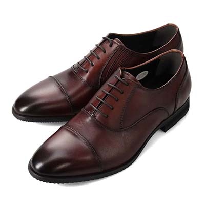 【大きいサイズ】HIROKO KOSHINO HOMME  メンズ エレガント 内羽根ストレートチップドレスシューズ HR5005