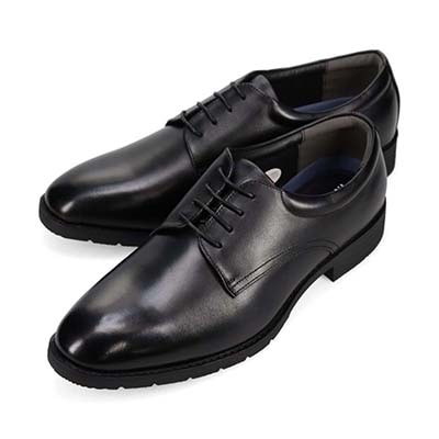 【大きいサイズ】HIROKO KOSHINO HOMME  メンズ 外羽根プレーントゥビジネスシューズ HR5009