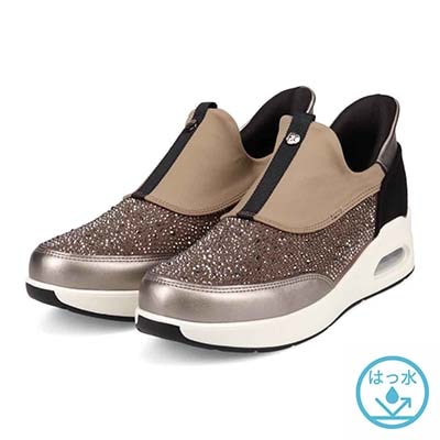 【撥水加工】HIROKO KOSHINO FEMME 大人のクイックフィットスニーカー HRL9001