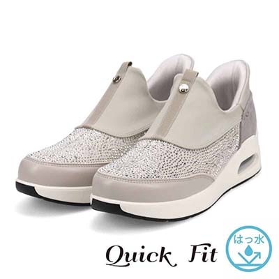 【撥水加工】HIROKO KOSHINO FEMME 大人のクイックフィットスニーカー HRL9001