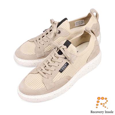 ランバンオンブルー LANVIN en Bleu 「リカバリーインソール」搭載で指圧効果により血行を115％促進。ニットスニーカー　LB1005XR