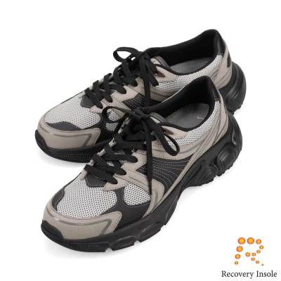 ランバンオンブルー LANVIN en Bleu 「リカバリーインソール」搭載で指圧効果により血行を115%促進。レースアップカジュアルスニーカー LB5231XR