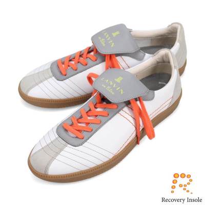 ランバンオンブルー LANVIN en Bleu 「リカバリーインソール」搭載で指圧効果により血行を115%促進。レースアップカジュアルスニーカー LB5241XR