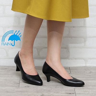 【強撥水仕様】マドラス madras　フィッティングに定評有りマドラスファクトリー製ハンドメイド  アーモンドトゥ・パンプス MAL0017