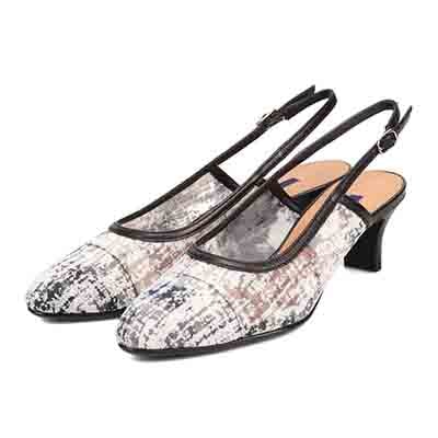 【マドラス東京ファクトリー製】バックバンドチュールパンプス MAL0040S