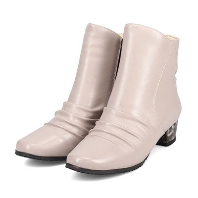 ミッシー デ ミッシー missy des missy 甲のシワが柔らかな印象のショートブーツ　MMD2302