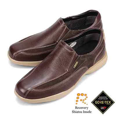 【GORE-TEX】マドラスウォーク madras Walk 「Recovery Shiatsu Insole」搭載 指圧効果により血行をよくする。 全天候快適 ゴアテックス スリッポンタウンカジュアルシューズ MW7401R