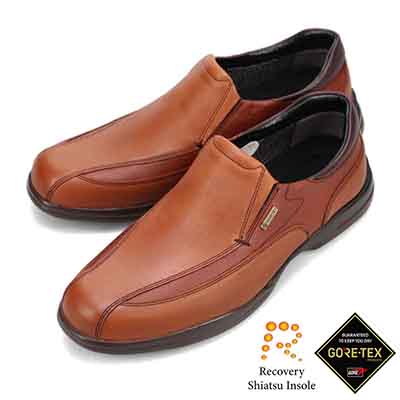 【GORE-TEX】マドラスウォーク madras Walk 「Recovery Shiatsu Insole」搭載 指圧効果により血行をよくする。 全天候快適 ゴアテックス スリッポンタウンカジュアルシューズ MW7401R