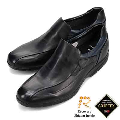 【GORE-TEX】マドラスウォーク madras Walk 「Recovery Shiatsu Insole」搭載で指圧効果により血行をよくする。 全天候快適なゴアテックススリッポン・カジュアルシューズ MW7702R