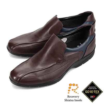 【GORE-TEX】マドラスウォーク madras Walk 「Recovery Shiatsu Insole」搭載で指圧効果により血行をよくする。 全天候快適なゴアテックススリッポン・カジュアルシューズ MW7702R