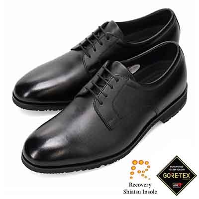 【GORE-TEX】マドラスウォーク madras Walk 「Recovery Shiatsu Insole」搭載で指圧効果により血行を115％促進。ゴアテックス プレーントウ ビジネスシューズ MW8002R