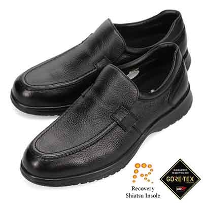 【GORE-TEX】マドラスウォーク madras Walk 「Recovery Shiatsu Insole」搭載で指圧効果により血行をよくする。 甲ゴムスリップオン カジュアルシューズ MW8009R