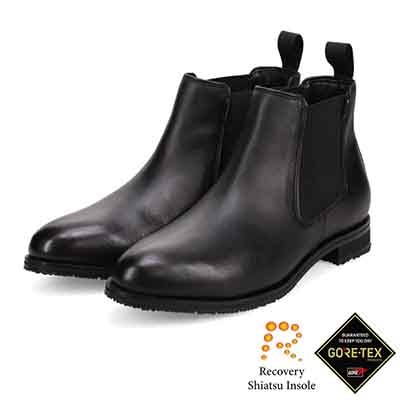 【GORE-TEX×防滑】madras Walk「Recovery Shiatsu Insole」搭載　指圧効果により血行をよくする。 上質なレザーを使用したサイドゴアブーツ MWL1106HR