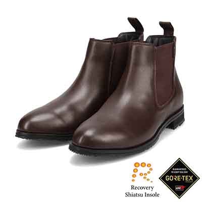 【GORE-TEX×防滑】madras Walk「Recovery Shiatsu Insole」搭載　指圧効果により血行をよくする。 上質なレザーを使用したサイドゴアブーツ MWL1106HR