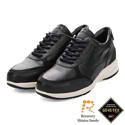 【GORE-TEX】マドラスウォーク madras Walk 「Recovery Shiatsu Insole」搭載で指圧効果により血行をよくする。旅行に最適 ウォーキングレザースニーカー　MWL1204R