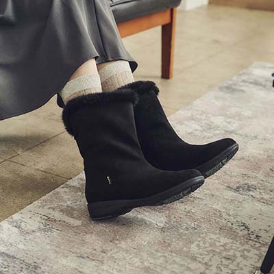 【GORE-TEX】マドラスウォーク madras Walk 「Recovery Shiatsu Insole」搭載で指圧効果により血行をよくする。 ファー付きミドルブーツ　MWL4002R
