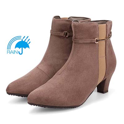 【撥水加工】テーン tehen  取り外し可能なベルト付きで2wayのデザインが楽しめる 金具付きショートブーツ TN5012