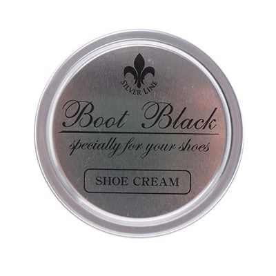 ブートブラック シルバーライン ビン入り靴クリーム(55g)